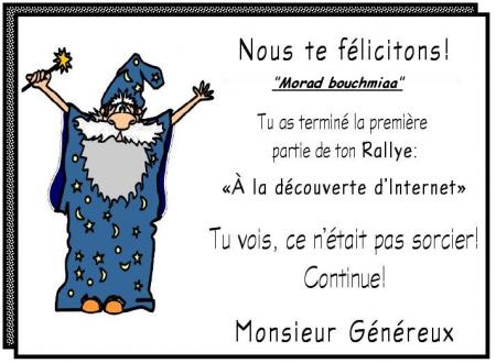 attestation de la découverte d'internet
